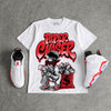 White Infrared 6s DopeSkill T-Shirt Paper Chaser Boy Graphic