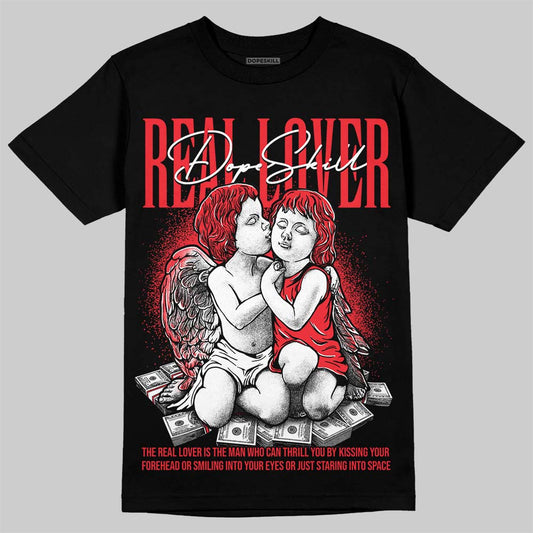 Jordan 6 OG “White Infrared” DopeSkill T-Shirt Real Lover Graphic Streetwear - Black