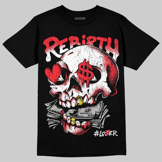 Jordan 6 OG “White Infrared” DopeSkill T-Shirt Rebirth Graphic Streetwear - Black