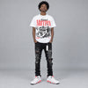 White Infrared 6s DopeSkill T-Shirt Too Much Motion Graphic