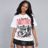White Infrared 6s DopeSkill T-Shirt Too Much Motion Graphic