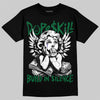 Jordan 12 Bucks DopeSkill T-Shirt Build in Silence Graphic Streetwear - Black