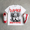 Cherry 11s DopeSkill T-Shirt Build in Silence Graphic