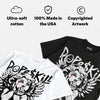 Dunk Panda White Black DopeSkill T-Shirt Build in Silence Graphic