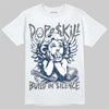 Jordan 13 Flint DopeSkill T-Shirt Build in Silence Graphic Streetwear - White 