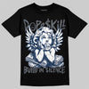 Jordan 13 Flint DopeSkill T-Shirt Build in Silence Graphic Streetwear - Black