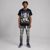 Lakers 4s DopeSkill T-Shirt Build in Silence Graphic