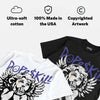 Lakers 4s DopeSkill T-Shirt Build in Silence Graphic