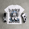 Oreo 6s DopeSkill Oversize Print T-Shirt Build in Silence Graphic