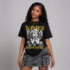 Black Tour Yellow AJ 4 Thunder DopeSkill T-Shirt Build in Silence Graphic