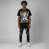 Tour Yellow 4s DopeSkill T-Shirt Build in Silence Graphic