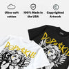 Tour Yellow 4s DopeSkill T-Shirt Build in Silence Graphic