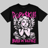 Dunk Triple Pink DopeSkill Oversize Print T-Shirt Build in Silence Graphic Streetwear - Black