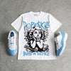 UNC 11s DopeSkill T-Shirt Build in Silence Graphic