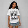 Wolf Grey 5s DopeSkill T-Shirt Build in Silence Graphic