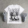 Wolf Grey 5s DopeSkill T-Shirt Build in Silence Graphic