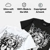 Wolf Grey 5s DopeSkill T-Shirt Build in Silence Graphic