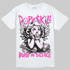 Dunk Triple Pink DopeSkill T-Shirt Build in Silence Graphic Streetwear - White 