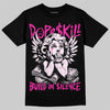 Dunk Triple Pink DopeSkill T-Shirt Build in Silence Graphic Streetwear - Black