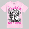 Dunk Triple Pink DopeSkill T-Shirt Build in Silence Graphic Streetwear - Light Pink