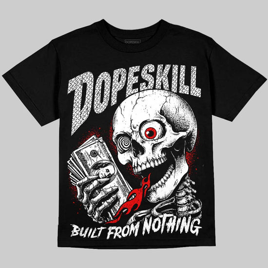 Dunk Panda White Black DopeSkill Oversize Print T-Shirt Built From Nothing Graphic Streetwear - Black