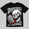 Dunk Panda White Black DopeSkill Oversize Print T-Shirt Built From Nothing Graphic Streetwear - Black