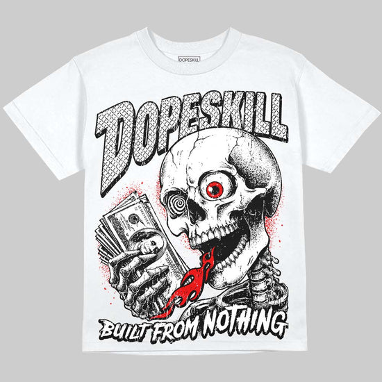 Dunk Panda White Black DopeSkill Oversize Print T-Shirt Built From Nothing Graphic Streetwear - White