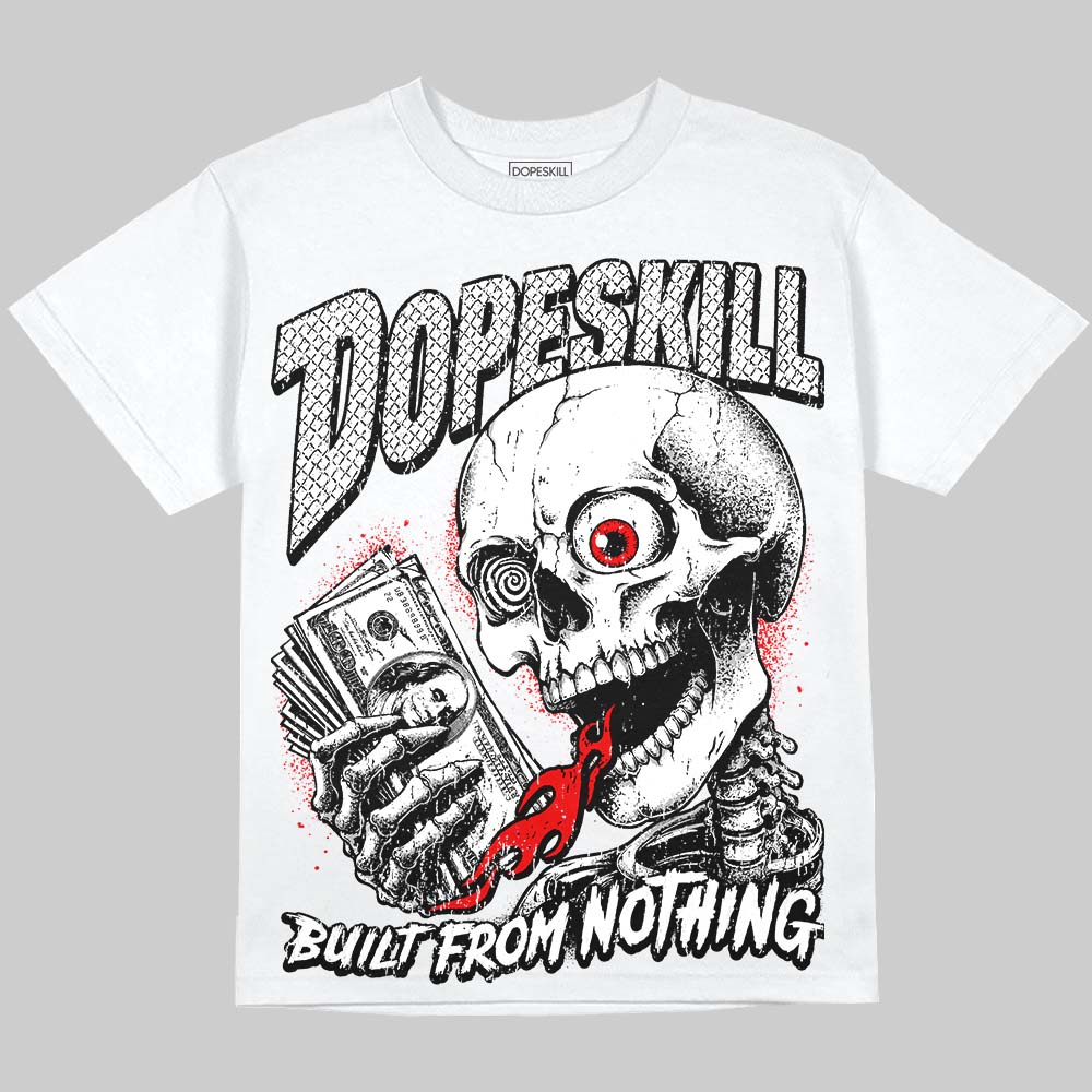 Dunk Panda White Black DopeSkill Oversize Print T-Shirt Built From Nothing Graphic Streetwear - White