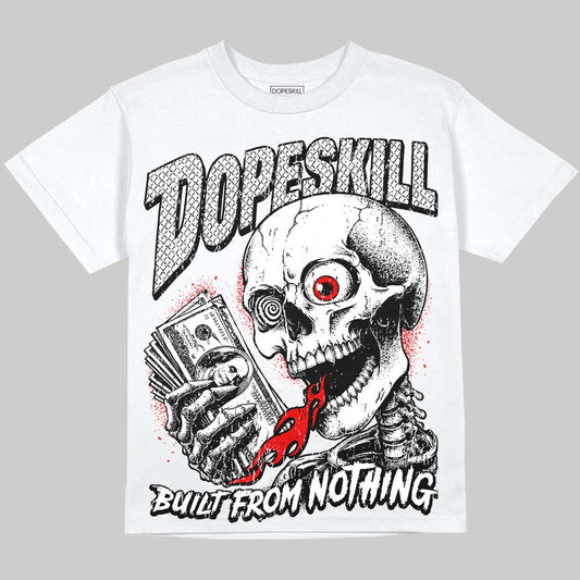 Dunk Panda White Black DopeSkill Oversize Print T-Shirt Built From Nothing Graphic Streetwear - White