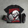 Bloodline 12s DopeSkill Oversize Print T-Shirt Built From Nothing Graphic