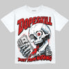 Jordan 11 Cherry DopeSkill Oversize Print T-Shirt Built From Nothing Graphic Streetwear - White