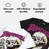 Comic 4s DopeSkill Oversize Print T-Shirt Built From Nothing Graphic