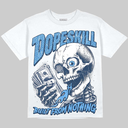 Jordan 13 Flint DopeSkill Oversize Print T-Shirt Built From Nothing Graphic Streetwear - White
