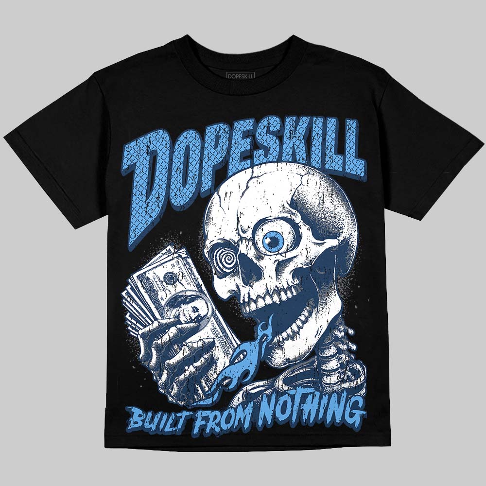 Jordan 13 Flint DopeSkill Oversize Print T-Shirt Built From Nothing Graphic Streetwear - Black
