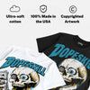 Gamma 11s DopeSkill Oversize Print T-Shirt Built From Nothing Graphic