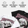 Iced Carmine 4s DopeSkill Oversize Print T-Shirt Built From Nothing Graphic