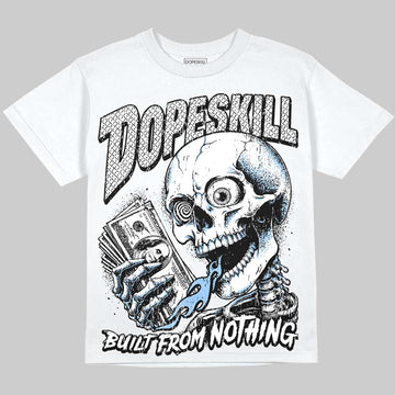 Jordan 6 Oreo DopeSkill Oversize Print T-Shirt Built From Nothing Graphic Streetwear - White