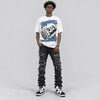 Oreo 6s DopeSkill Oversize Print T-Shirt Built From Nothing Graphic