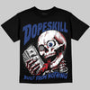 Jordan 4 Rare Air DopeSkill Oversize Print T-Shirt Built From Nothing Graphic Streetwear - Black