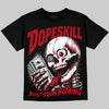 Jordan 9 Space Jam DopeSkill Oversize Print T-Shirt Built From Nothing Graphic Streetwear - Black