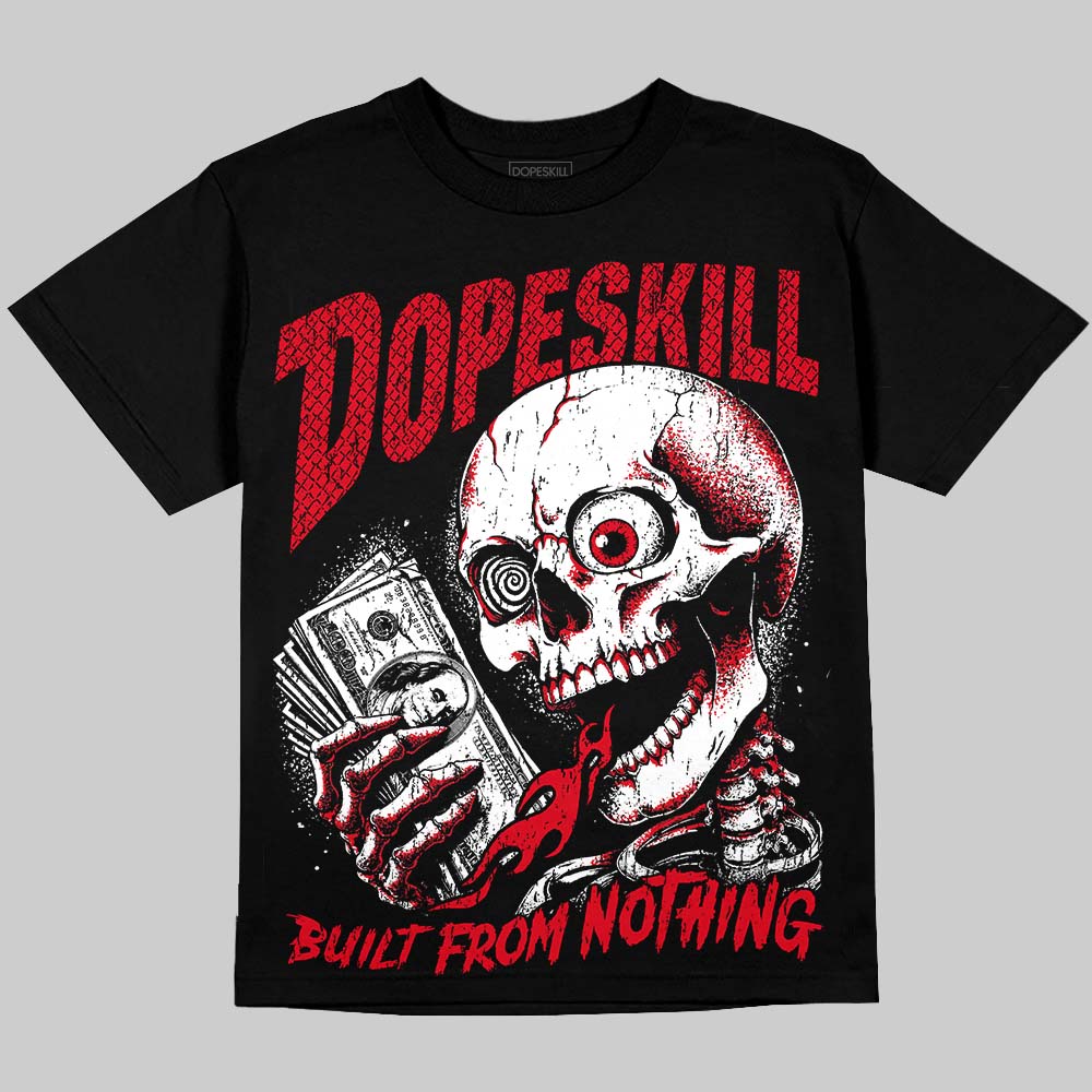 Jordan 9 Space Jam DopeSkill Oversize Print T-Shirt Built From Nothing Graphic Streetwear - Black