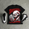 Space Jam 9s DopeSkill Oversize Print T-Shirt Built From Nothing Graphic