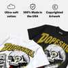 Black Tour Yellow AJ 4 Thunder DopeSkill Oversize Print T-Shirt Built From Nothing Graphic