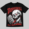 Jordan 4 Toro Bravo DopeSkill Oversize Print T-Shirt Built From Nothing Graphic Streetwear - Black