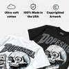 Wolf Grey 5s DopeSkill Oversize Print T-Shirt Built From Nothing Graphic