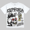 Dunk Panda White Black DopeSkill Oversize Print T-Shirt Euphoria Graphic Streetwear - White