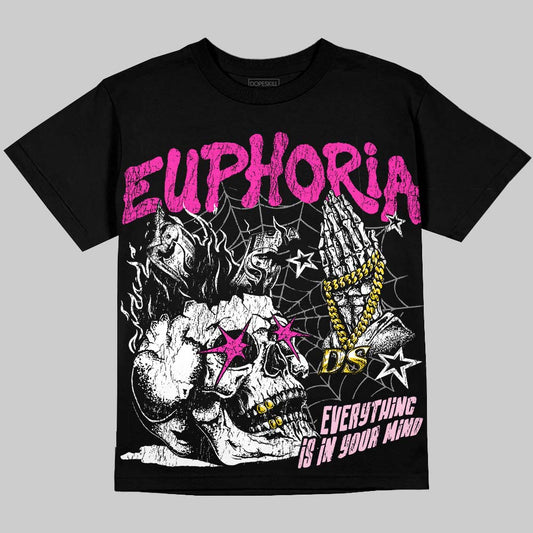 Dunk Triple Pink DopeSkill Oversize Print T-Shirt Euphoria Graphic Streetwear - Black