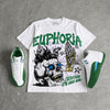 Bucks 12s DopeSkill Oversize Print T-Shirt Euphoria Graphic