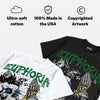 Bucks 12s DopeSkill Oversize Print T-Shirt Euphoria Graphic
