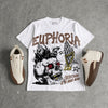 Fireside 12s DopeSkill Oversize Print T-Shirt Euphoria Graphic
